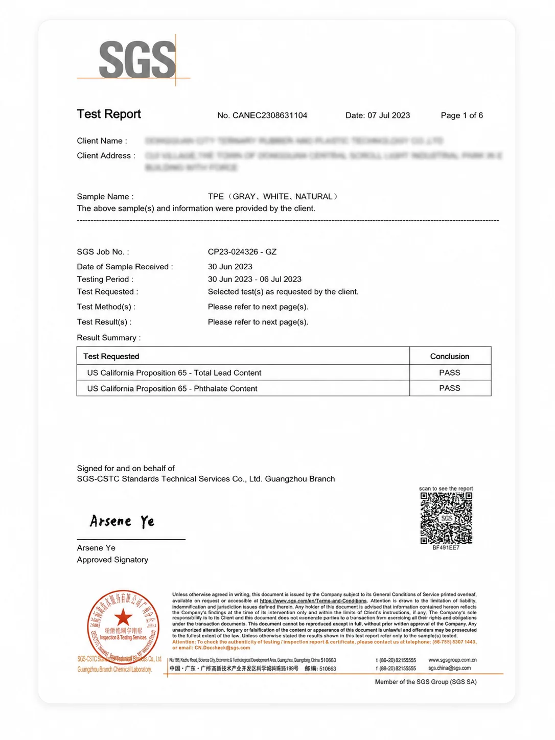 California Proposition 65 document preview